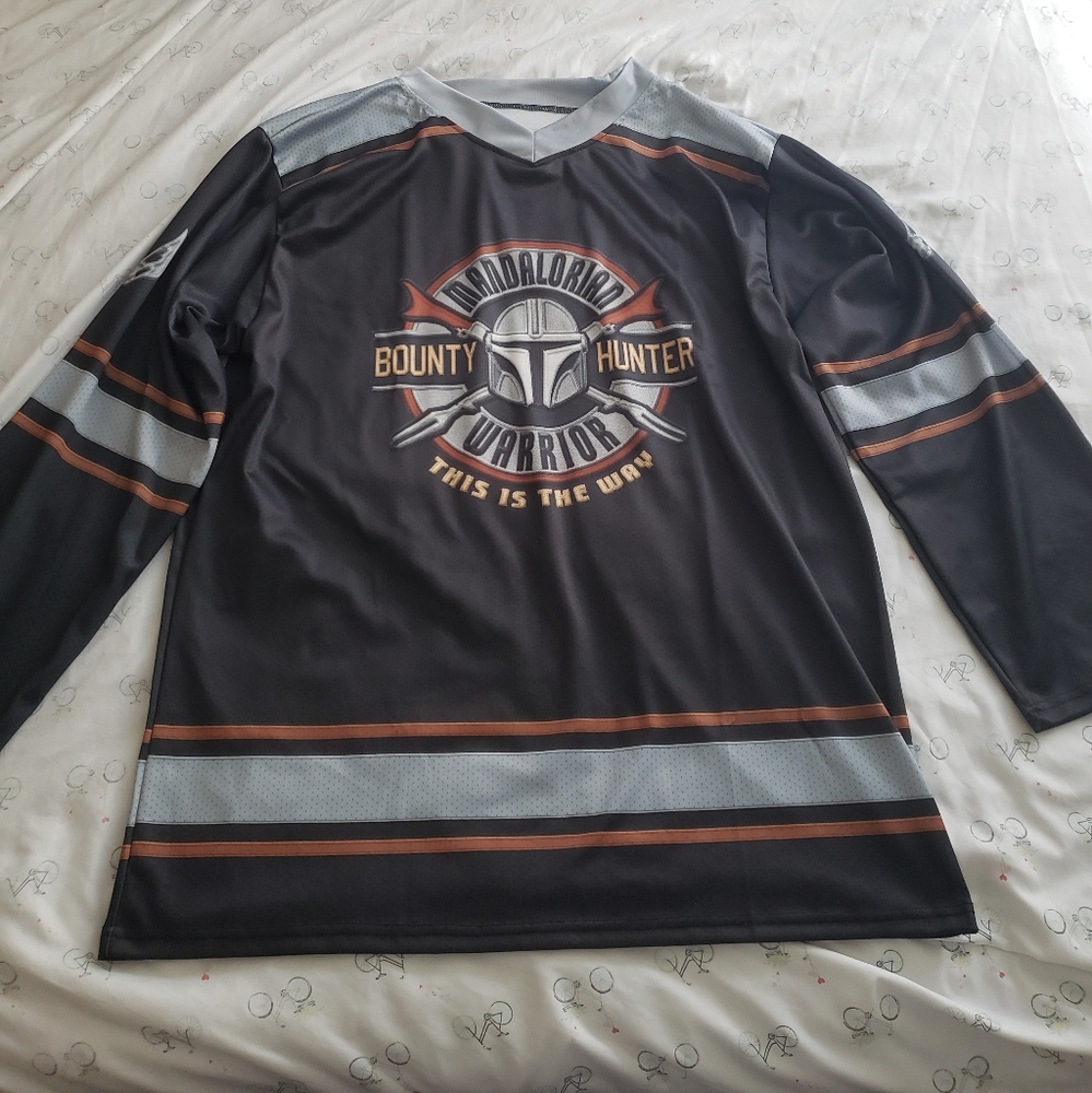 🏒 Star Wars Mandalorian Hockey Jersey 🏒